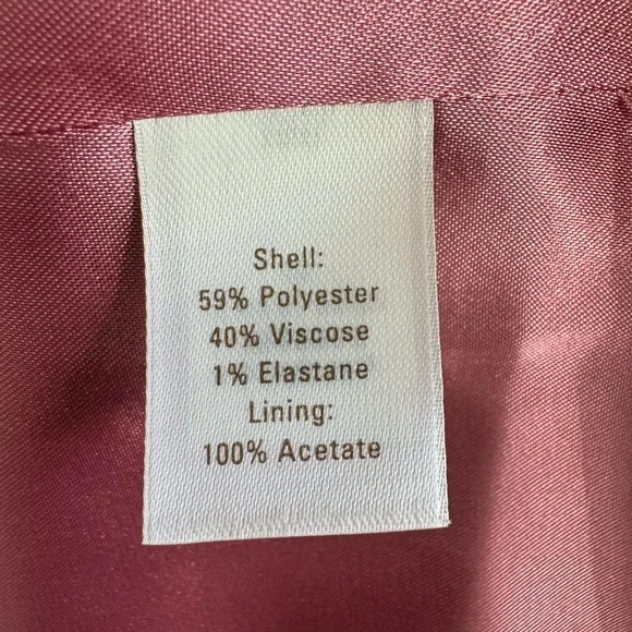 Caslon Striped Gray Pencil Skirt with Pink Lining Size 10 - Picture 7 of 10